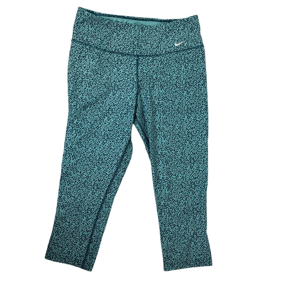 Nike Teal Speckle Capri Leggings